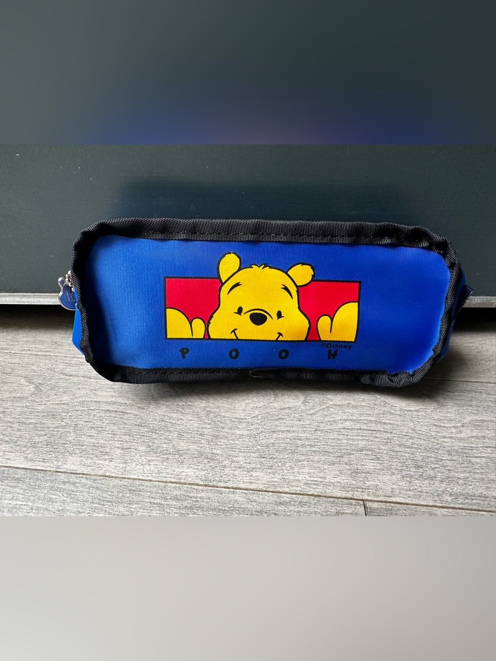Vintage 90s Disney Winnie The Pooh Pencil Case Pouch With Ruler School